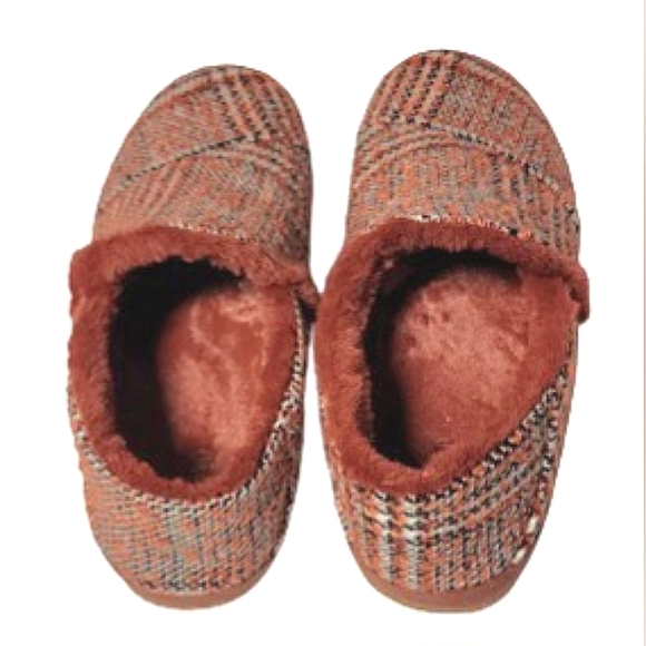 Toms Plaid India Bootie Slipper Size 8 - Picture 3 of 12
